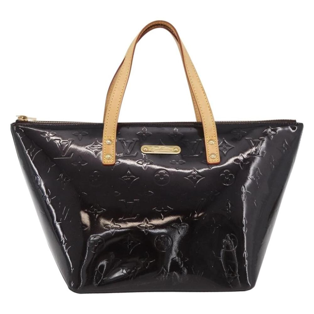 Louis Vuitton Monogram Vernis Bellevue GM Tote Bag Amarante Purple